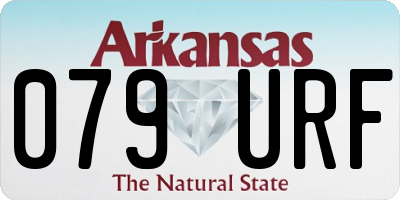 AR license plate 079URF