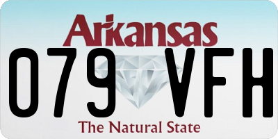 AR license plate 079VFH