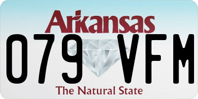 AR license plate 079VFM