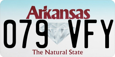 AR license plate 079VFY