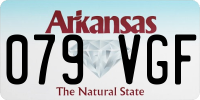 AR license plate 079VGF