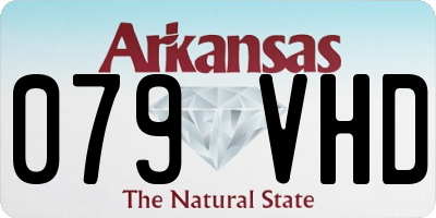 AR license plate 079VHD