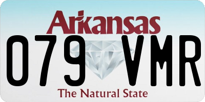 AR license plate 079VMR