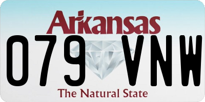 AR license plate 079VNW
