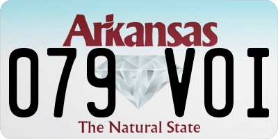 AR license plate 079VOI