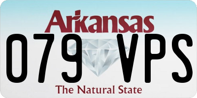 AR license plate 079VPS
