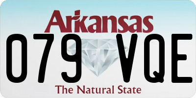 AR license plate 079VQE
