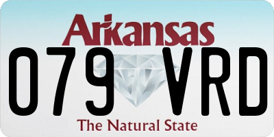 AR license plate 079VRD