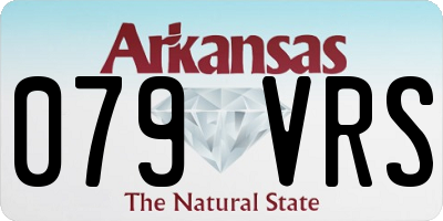 AR license plate 079VRS