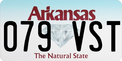 AR license plate 079VST