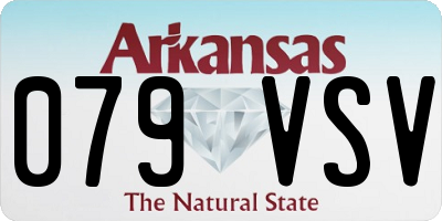 AR license plate 079VSV