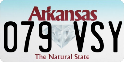 AR license plate 079VSY