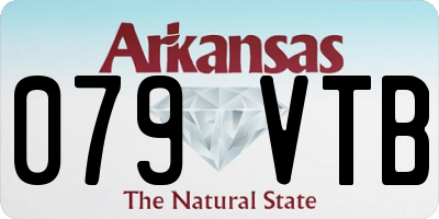 AR license plate 079VTB