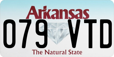 AR license plate 079VTD