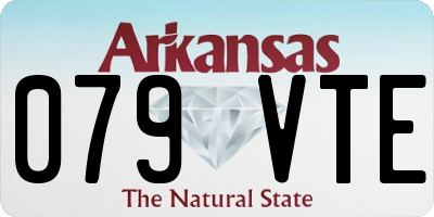 AR license plate 079VTE