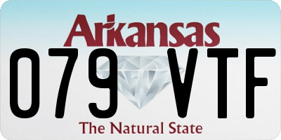 AR license plate 079VTF