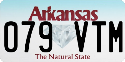 AR license plate 079VTM
