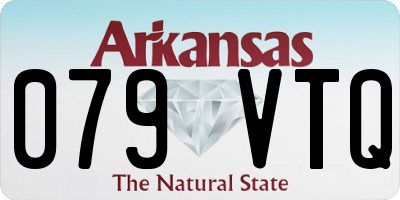 AR license plate 079VTQ