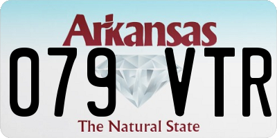 AR license plate 079VTR