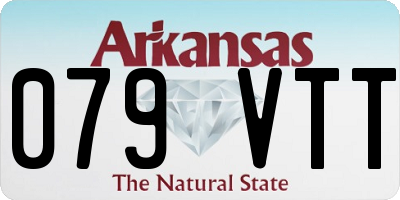 AR license plate 079VTT