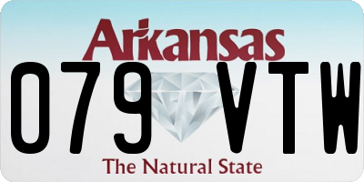 AR license plate 079VTW