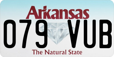 AR license plate 079VUB
