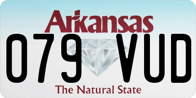 AR license plate 079VUD