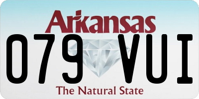 AR license plate 079VUI