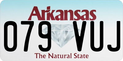 AR license plate 079VUJ