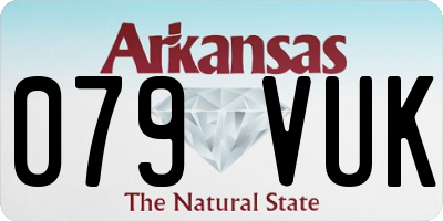 AR license plate 079VUK