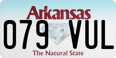 AR license plate 079VUL