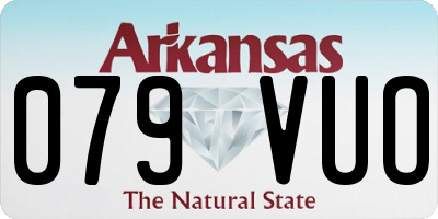 AR license plate 079VUO