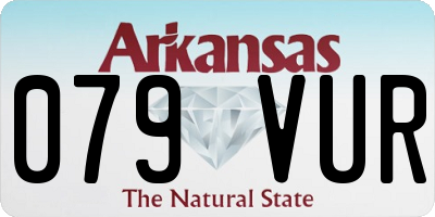 AR license plate 079VUR