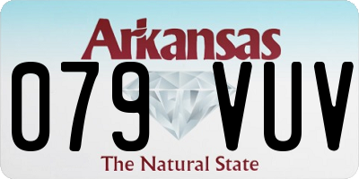 AR license plate 079VUV