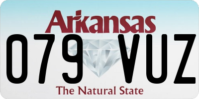 AR license plate 079VUZ