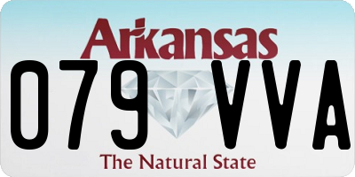 AR license plate 079VVA
