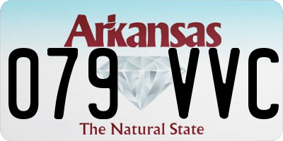 AR license plate 079VVC
