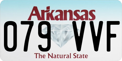 AR license plate 079VVF