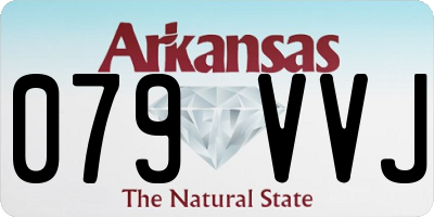 AR license plate 079VVJ
