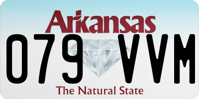 AR license plate 079VVM