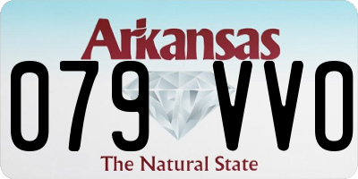 AR license plate 079VVO