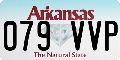 AR license plate 079VVP