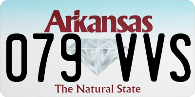 AR license plate 079VVS