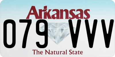 AR license plate 079VVV