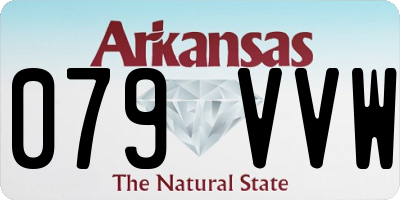 AR license plate 079VVW
