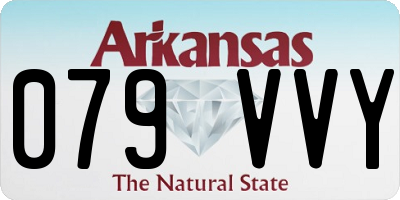 AR license plate 079VVY
