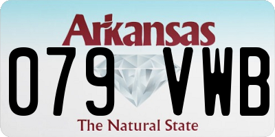 AR license plate 079VWB