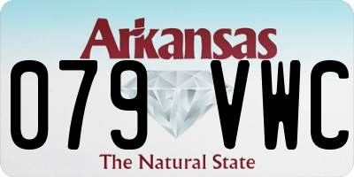 AR license plate 079VWC