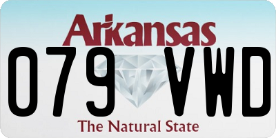 AR license plate 079VWD