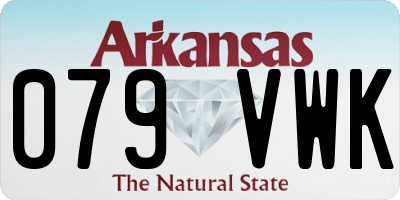 AR license plate 079VWK